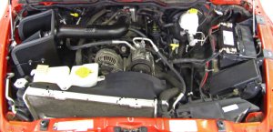 Dodge Ram 2500 SLT Performance Air Intake - K&N Engineering - Blackhawk - Black - `03-`08